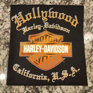 Vintage Harley Davidson Hollywood CA Tribal Skull T Shirt Size L 2001 NWT NOS